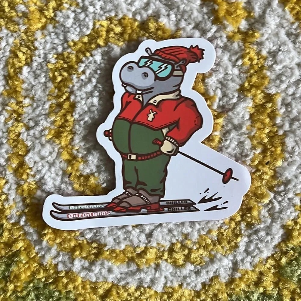 NEWEST DUTCH BROS LOGO HOLIDAY STICKERS